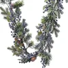 Everlands Guirlandes>Guirlande Blauwe Bes H180Cm Groen