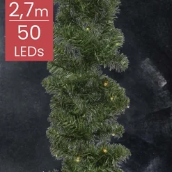 Lumineo Guirlandes></noscript>Guirlande Groen 270Cm Lang - 50 Led Lampjes