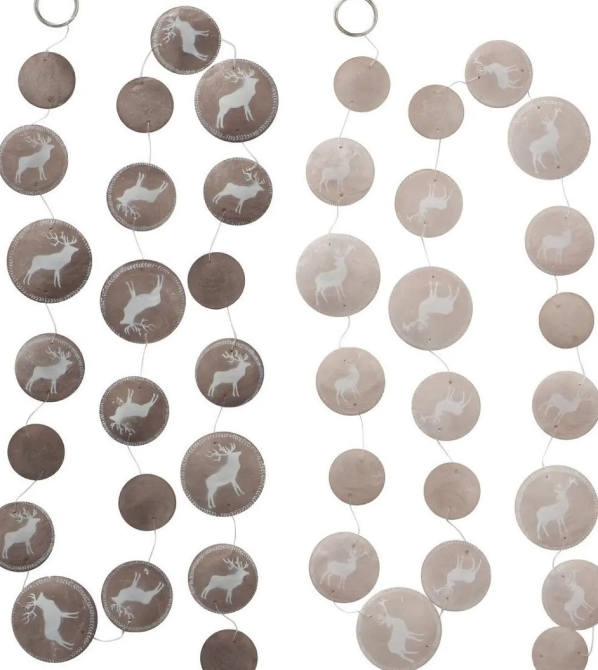 Extra Guirlandes>Guirlande Hanger Hert Rendier Set Van 4 Stuks Leuk Voor Kerst