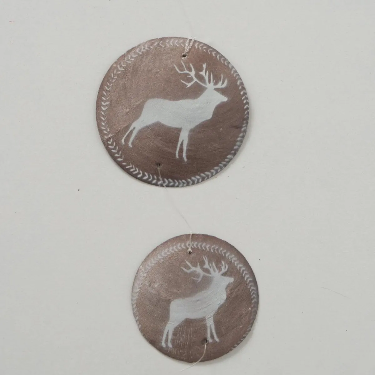 Extra Guirlandes>Guirlande Hanger Hert Rendier Set Van 4 Stuks Leuk Voor Kerst