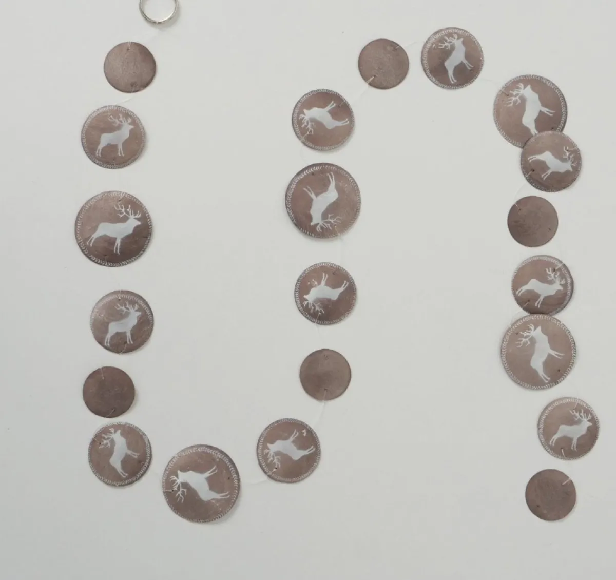 Extra Guirlandes>Guirlande Hanger Hert Rendier Set Van 4 Stuks Leuk Voor Kerst