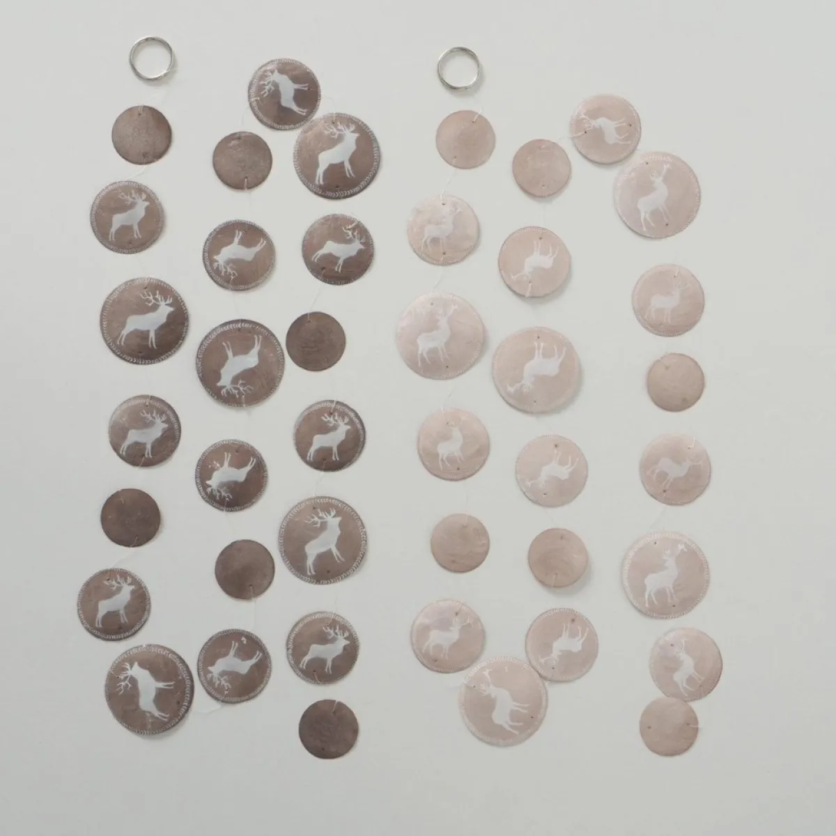 Extra Guirlandes>Guirlande Hanger Hert Rendier Set Van 4 Stuks Leuk Voor Kerst