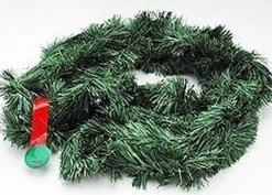 Merkloos Guirlandes></noscript>Guirlande Kerstslinger - 5 M Lang 10 Cm Dik - Groen