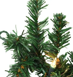 ChristmasGoodz Guirlandes>Guirlande Met Verlichting - Guirlande - Kerstguirlande - Kertversiering - Kerst - 2.7 Meter - 35 Lampjes - Netstroom