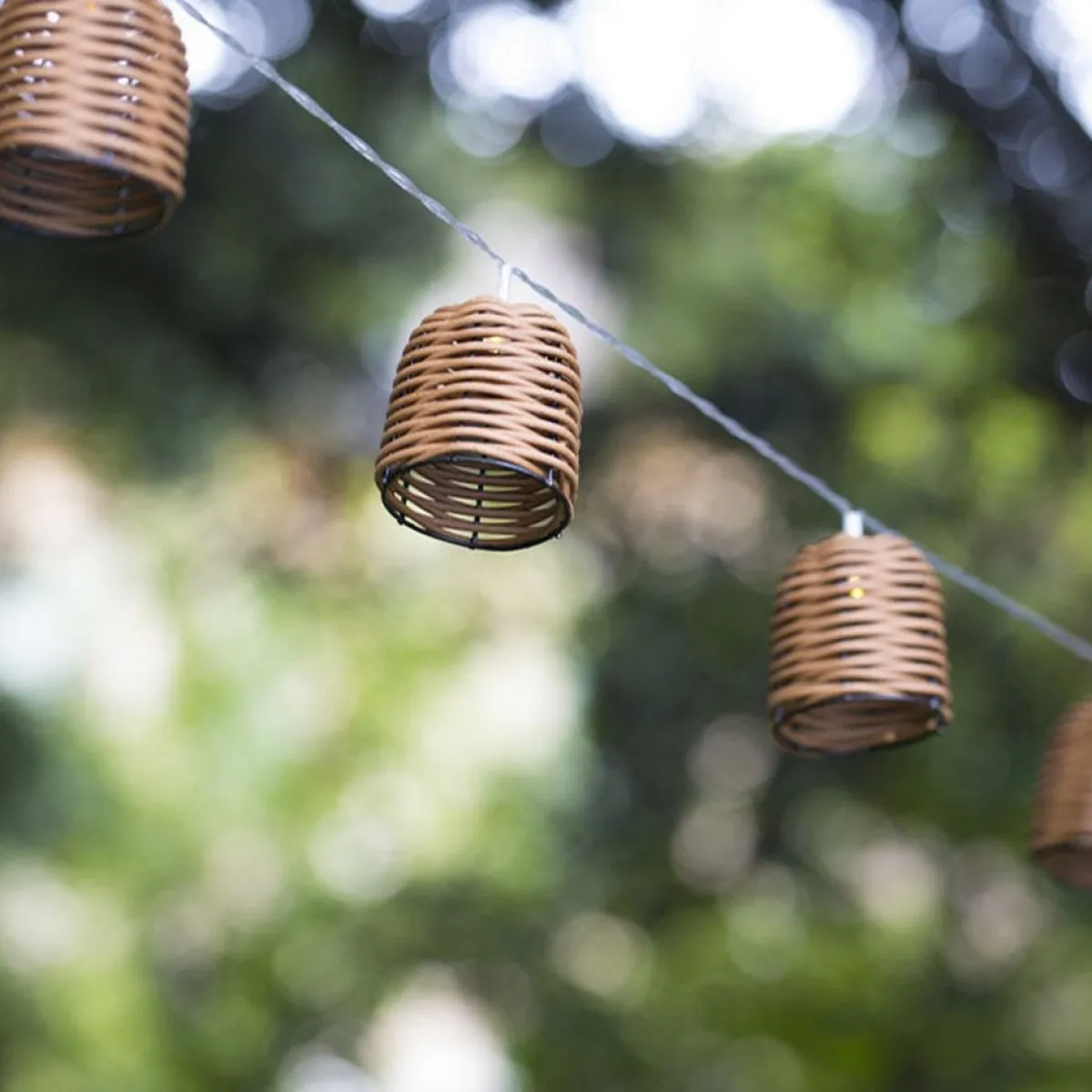 lumisky Guirlandes>Guirlande Solaire Formentera Marron 3.80M