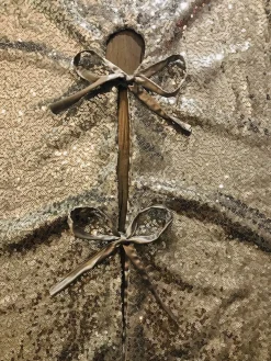 Gustiana ® Kerstboomrok - Kerstboomkleed - Kerstcadeau - Met Zilvere Pailletten O100 Cm - Best Sale