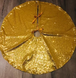 Gustiana ® Kerstboomrok - Kerstboomkleed - Met E Pailletten O120 Cm Flash Sale