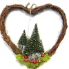 Dutch Flower Lady Kerstkransen>Harten Krans Met Verlichting! [Winter - Kerst - Deurkrans - Hygge - Naturel - Chic - Luxury - Scandinavisch - Slow Living]