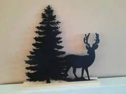 bynathy Kerststukjes>Hert Met Standaard-