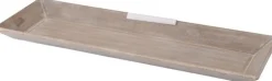 Merkloos Kerststukjes>Hobby Diy Kerststukjes Maken Grijs Onderbord 20 X 60 Cm Hout Rechthoekig Kerststukje Maken Materialen