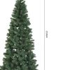 Homcom Kerstboom Kunstkerstboom Dennenboom Met Bessen Metalen Voet Pet 830-183 Cheap
