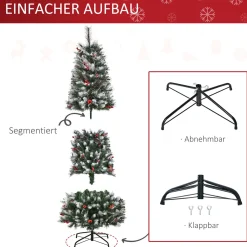 Homcom Kunstkerstboom Met Boomversieringen 830-363V01 Best