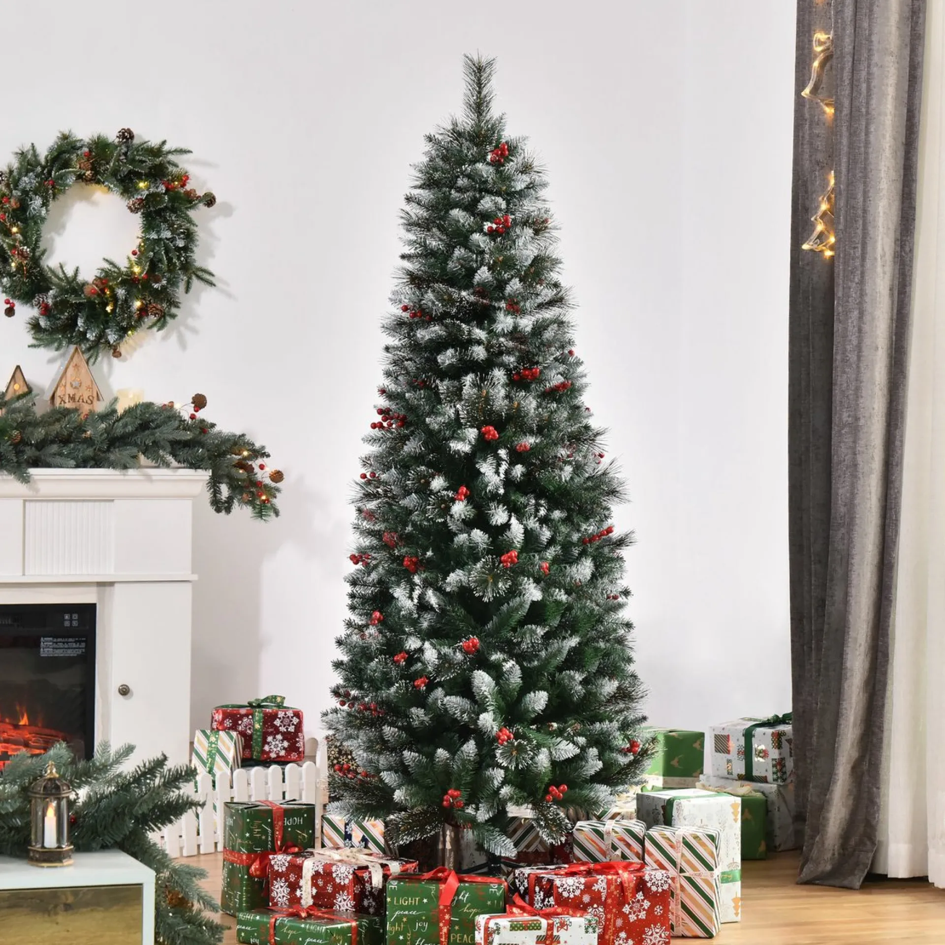 Homcom Kunstkerstboom Met Boomversieringen 830-363V01 Best