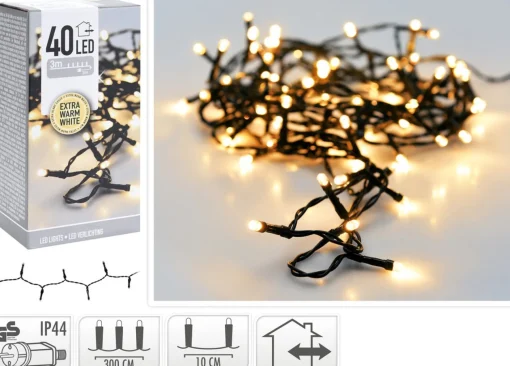 Merkloos Home & Styling Lichtsnoer Warm Wit 800 Leds 16 M New