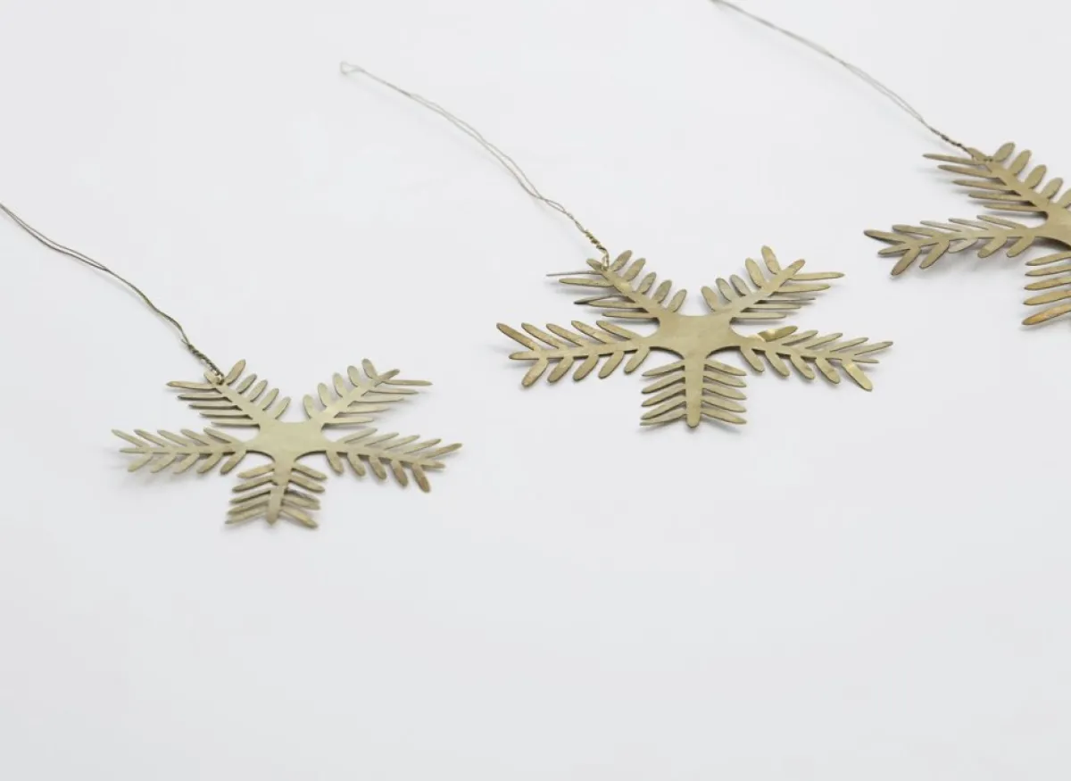 House Doctor Kersthanger> Ornament Sterren - Kerstornamenten - Ijzer - O 5,5 Centimetero 6,5 Centimetero 7,5 Centimeter