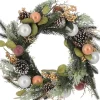 Merkloos Kerstkransen>House Of Seasons - Indy Krans Koper - 50 Cm