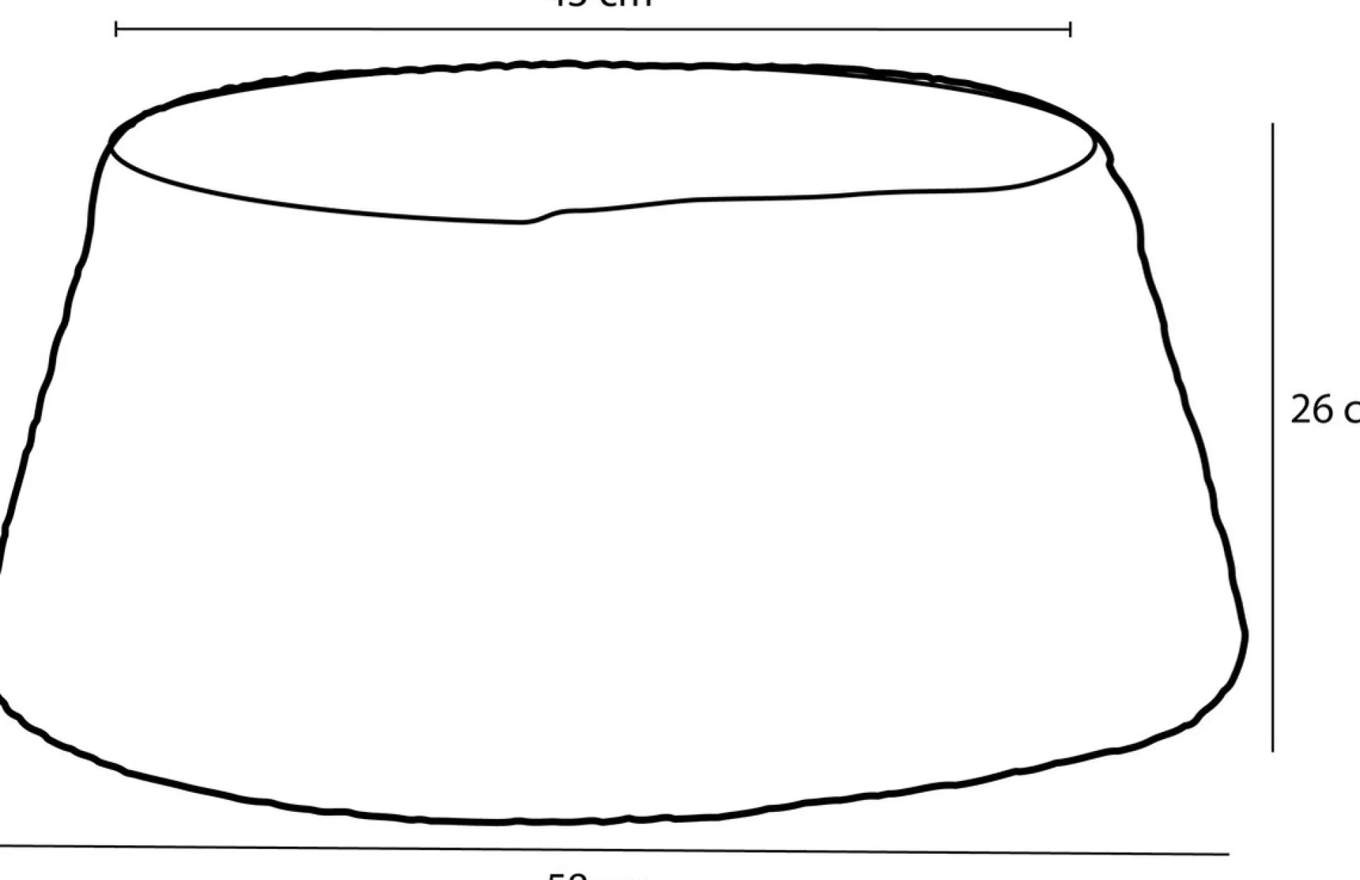 House of Seasons Kerstboomrok - H26 X O58 Cm - Zeegras - Naturel Bruin Outlet