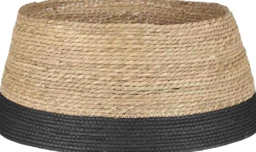 House of Seasons Kerstboomrok - H26 X O58 Cm - Zeegras Zwart Sale