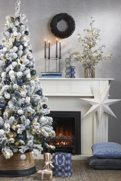 House of Seasons Kerstboomrok - H26 X O58 Cm - Zeegras Zwart Sale