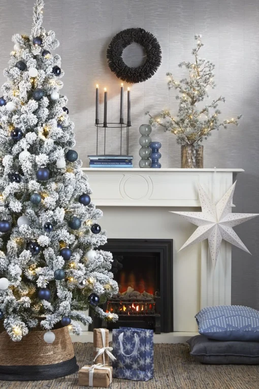 House of Seasons Kerstboomrok - H26 X O58 Cm - Zeegras Zwart Sale