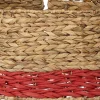 House of Seasons Kerstboomrok Opvouwbaar - H26 X O58 Cm - Zeegras - Rood Clearance