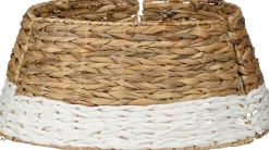 House of Seasons Kerstboomrok Opvouwbaar - H26 X O58 Cm - Zeegras - Wit Sale