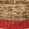 House of Seasons Kerstboomrok Opvouwbaar - H26 X O51 Cm - Zeegras - Rood Best