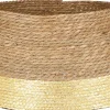 House of Seasons Kerstboomrok - H26 X O50 Cm - Zeegras Goud Flash Sale