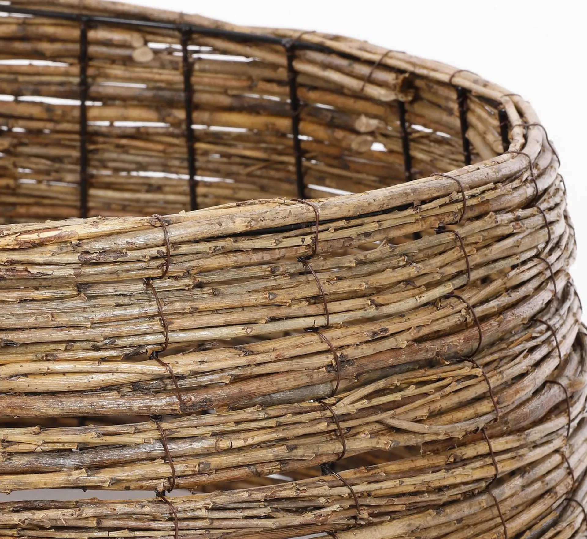 House of Seasons Kerstboommand - H28 X O65 Cm - Wilgentakken - Bruin Discount