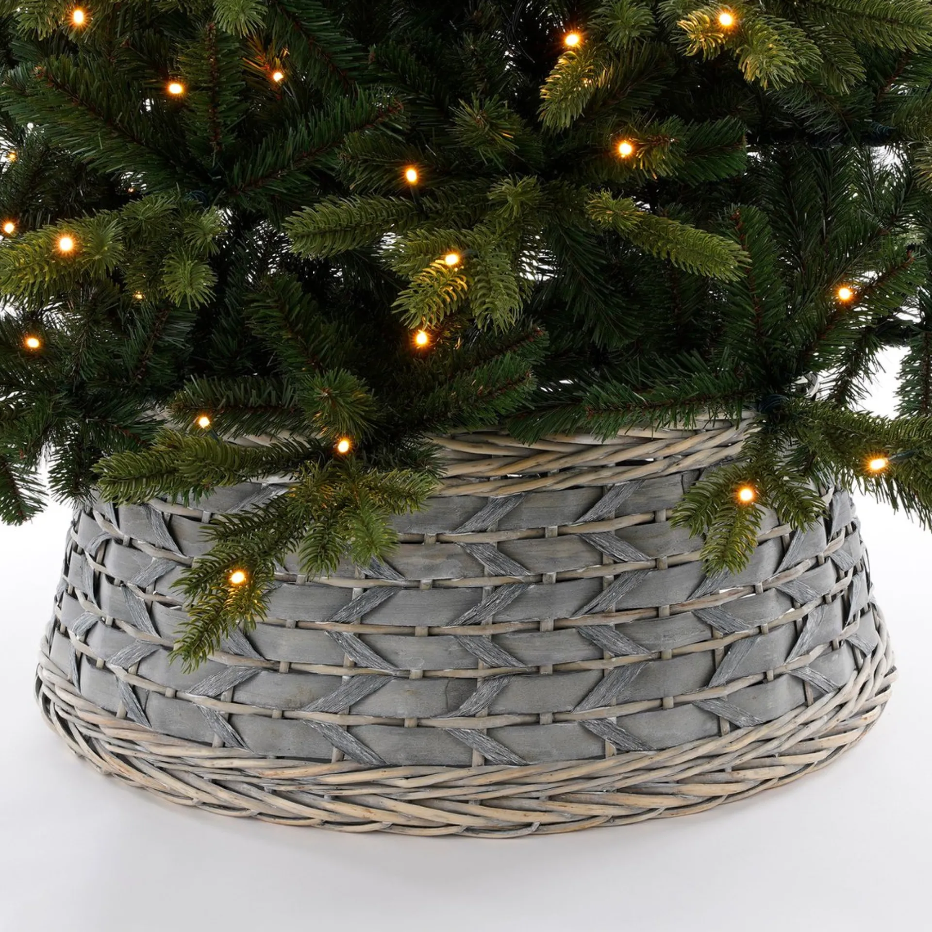 House of Seasons Lorens Kerstboommand - H21 X O50 Cm - Wilgentakken New