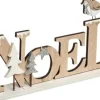 Feeric lights u0026 Christmas Kerststukjes>Houten Decoratie Voor Kerst: Noel Letters Met Kerstboompjes En Vogeltje