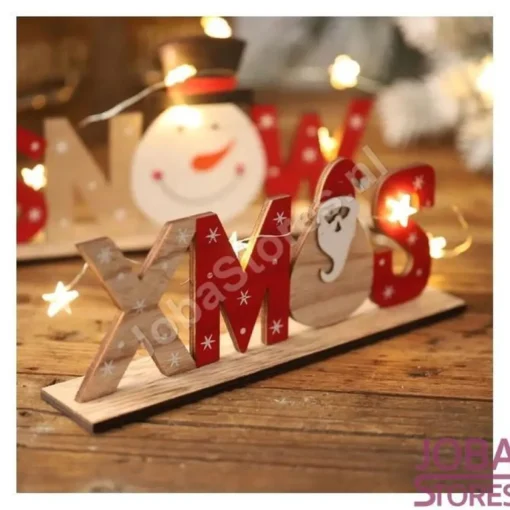 JobaStores® Kerststallen>Houten Kerst Plankje Xmas