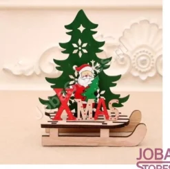 JobaStores® Kerststallen>Houten Kerst Slee Xmas Kerstman (L)