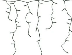 Merkloos Ijspegel Verlichting Buiten - Lichtgordijn - Ijspegelverlichting - Ijspegel Verlichting - 360 Led's - 8 Lichtfuncties - 12 Meter - Warm Wit Hot