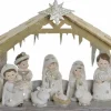 Items Kerststallen> Kerststal - Inclusief Beelden En Figuren - 10-Delig - 25 Cm