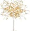 J-Line Boom Blaadjes Glitter+Led Metaal Goud Medium Clearance