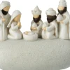 J-Line Kerststallen> Kerststal 3 Koningen Op Steen Poly Grijs Large