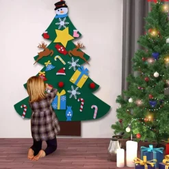 Hs Kerstbeelden></noscript>J.S & I.R Vilten Kerstboom – Kinderen – Klittenband – Kinderkerstboom – Kerstboom Voor Kinderen – Kerstcadeau – Speelgoed – Versiering – Muurboom