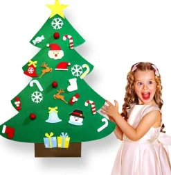 Hs Kerstbeelden></noscript>J.S & I.R Vilten Kerstboom – Kinderen – Klittenband – Kinderkerstboom – Kerstboom Voor Kinderen – Kerstcadeau – Speelgoed – Versiering – Muurboom