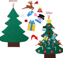Hs Kerstbeelden></noscript>J.S & I.R Vilten Kerstboom – Kinderen – Klittenband – Kinderkerstboom – Kerstboom Voor Kinderen – Kerstcadeau – Speelgoed – Versiering – Muurboom