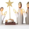 Star Trading Kerststallen>Kandelaar Krubba De Drie Wijzen 33Cm Breed