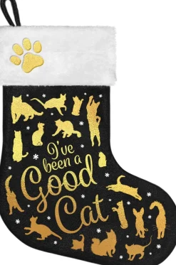 Merkloos Kerstsokken></noscript>Katten/Poezen Kerstsokken I Have Been A Very Good Cat - Kerstsokken Voor Huisdieren - Kerstsokken Voor De Kat/Poes