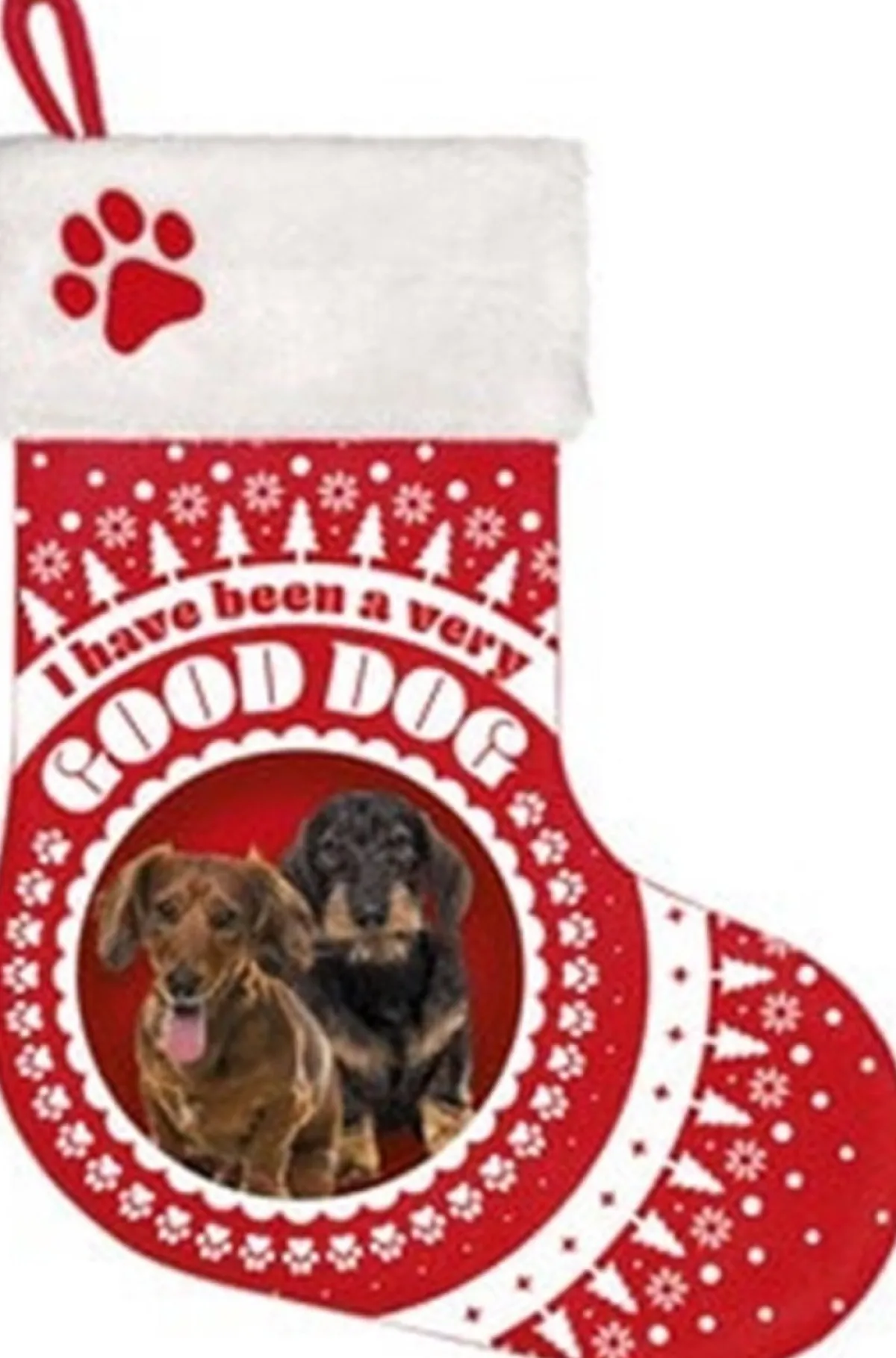 Plenty Gifts Kerstsokken>Kerst Stocking Dachshund Mix