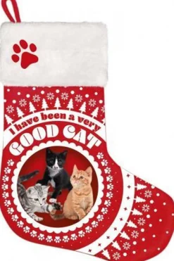 Plenty Gifts Kerstsokken>Kerst Stocking Kittens Mix