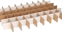 Bellatio Decorations Kerstballen Opbergbox - 3 Stuks Vakjesdozen Voor 54 Kerstballen Van 6 Cm Flash Sale