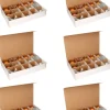 Trend24 Kerstballen Opbergbox - Kerst Opbergbox - Kerstballenbox - Voor 90 Kerstballen (O10 Cm) - 6 Stuks Fashion