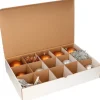 Bellatio Decorations Kerstballen Opbergbox - Vakjesdoos Voor 15 Kerstballen Van 10 Cm Discount