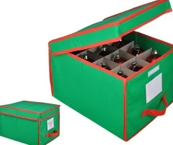 Bellatio Decorations Kerstballen Opruimen/Opbergen Opbergbox Voor 24 Kerstballen 30 X 39 - Kerstballen Boxen/Dozen Cheap