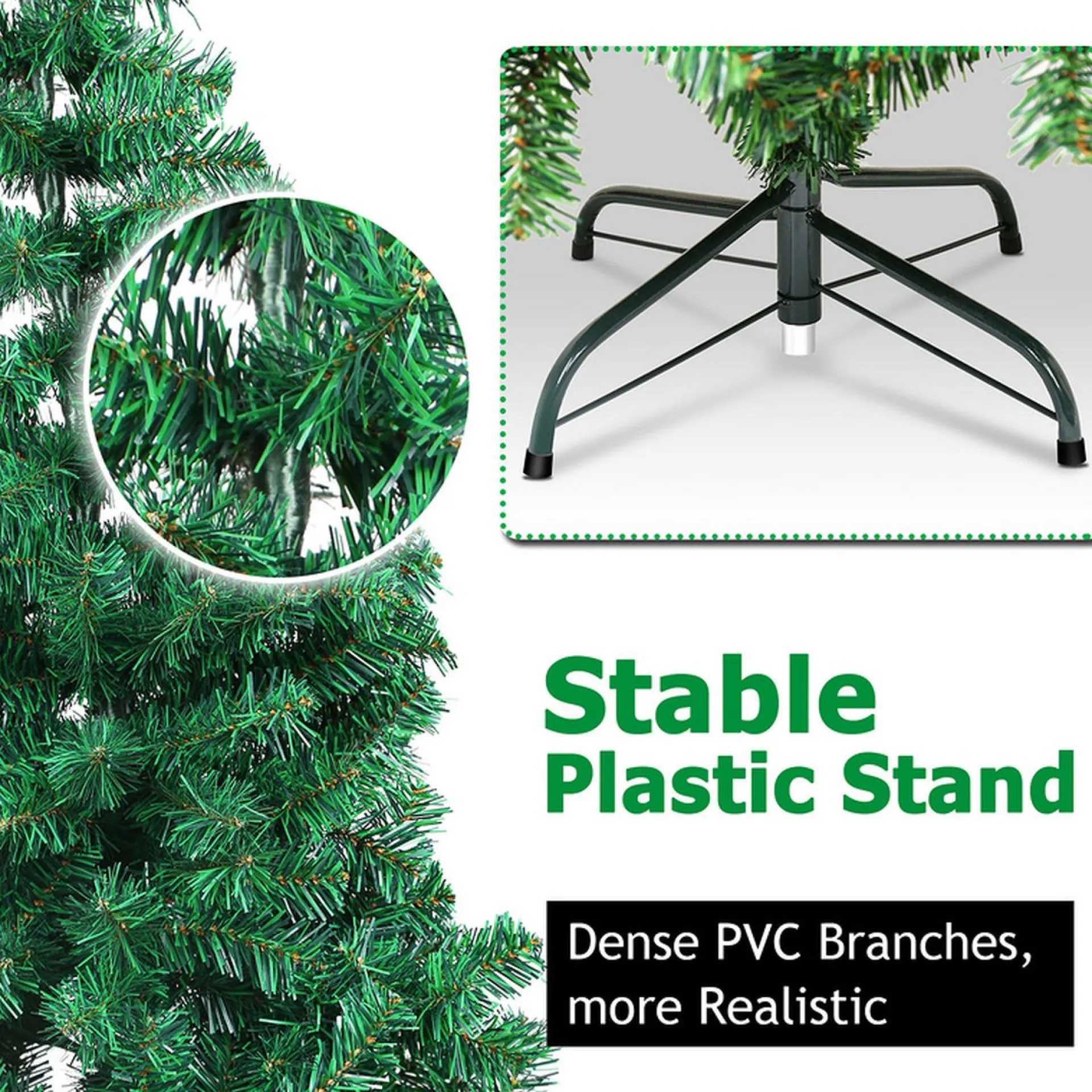 Alizendeh Kerstboom 210 Cm - 750 Flexibel Te Vormen Takken - Zeer Dicht Takkenstelsel - Eenvoudige Opbouw Zonder Gereedschap - Onderhoudsvriendelijk En Herbruikbaar - Kunstkerstboom Net Echt - Volle Kerstboom- Groen Store