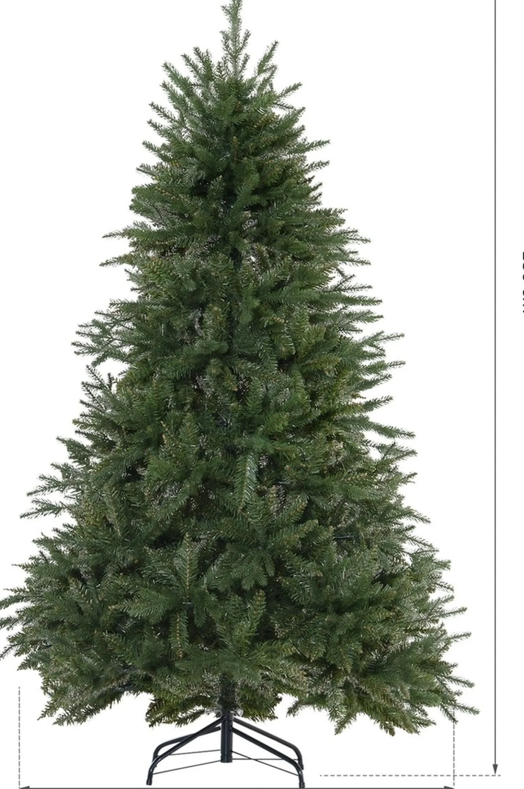 ChristmasGoodz Kerstboom - Kunstkerstboom - Kunstkerstboom 180 Cm - H 180 X B 115 Cm Discount